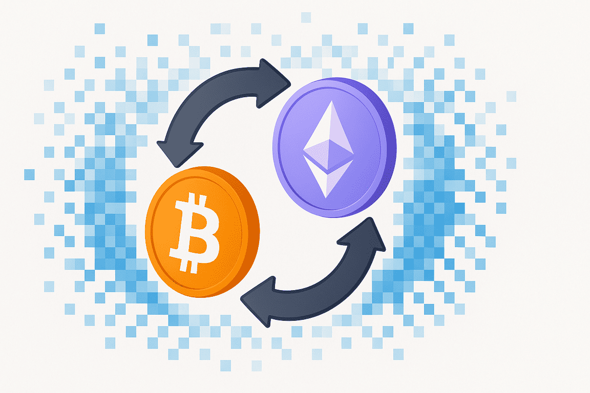 Как обменять криптовалюту на другую в Crypto Office